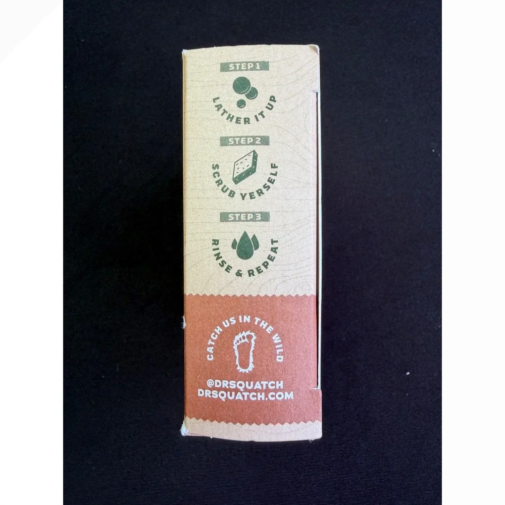 Dr Squatch Wood Barrel Men Natural Soap 5oz Medium Grit Bar Exfoliate‎